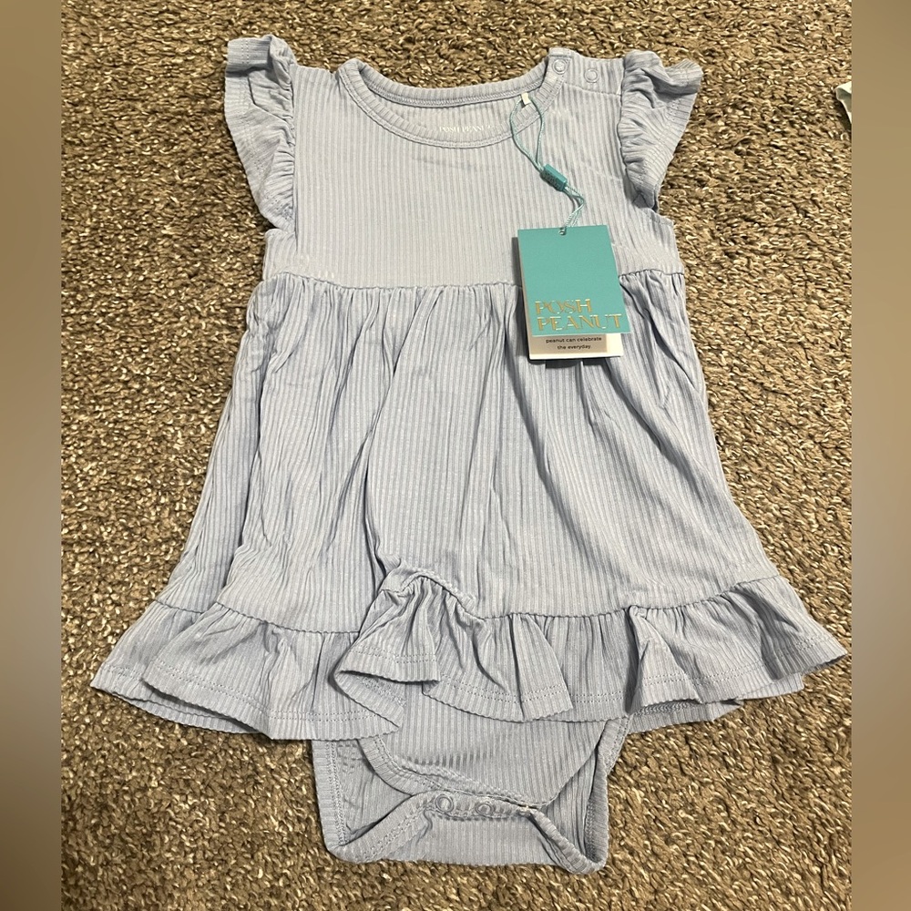 NWT Posh Peanut Periwinkle Blue Twirl